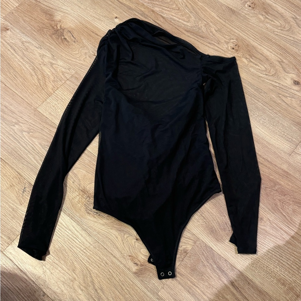 Black Sheer Bodysuit - Picture 1 of 1